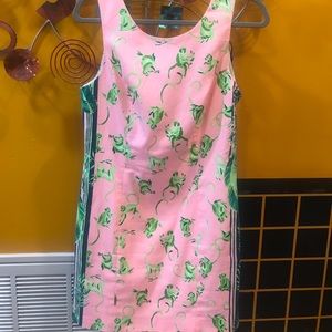 Lilly Pulitzer Mila Monkey Business Dress palm